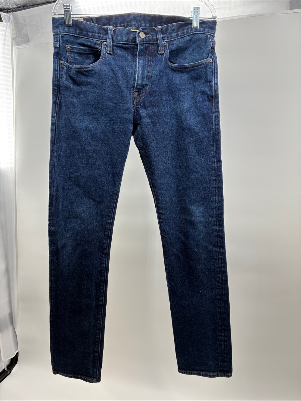 J. Crew Slim Jeans in Dark Blue Denim